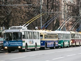 Tradin jzda trolejbusovch vetern v Moskv 