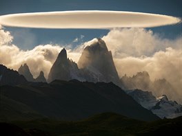 El Chaltén, městečko na hranici mezi Chile a Argentinou pod dvěmi nejznámějšími...