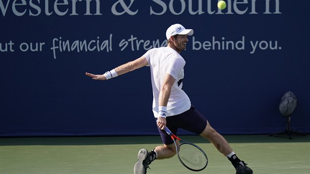 Brit Andy Murray dobh k mi na turnaji v New Yorku.