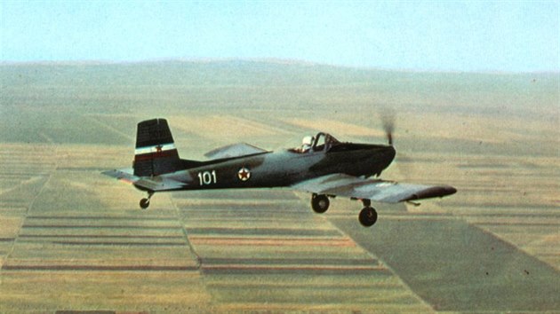 Soko J-20 Kraguj, první sériový exemplář (výr. č. 30101)
