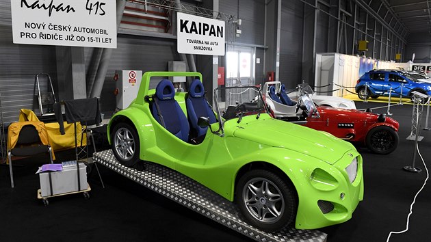 Automobilka Kaipan pedstavila 28. srpna 2020 na automobilov vstav Autoshow Praha na praskm vstaviti v Letanech elektromobil Kaipan 415, uren pro idie ji od patncti let.