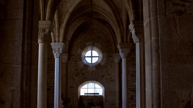 Hra světla v chebské hradní kapli