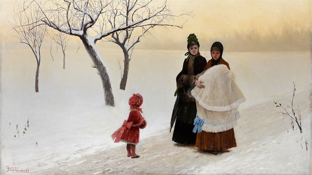 Jakub Schikaneder: Zimn kvt (1887), 2.700.000 K