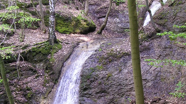 Moravskokrumlovsk vodopd byl vytvoen ekou Rokytn.