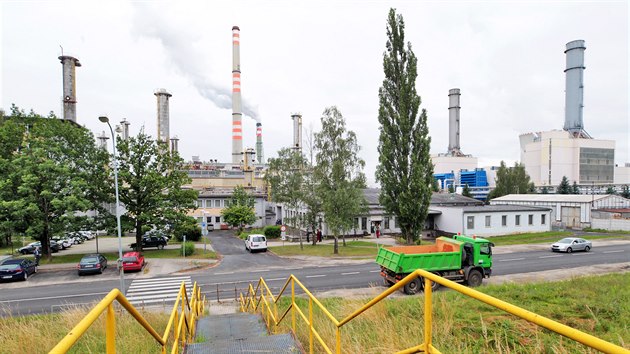 Arel a technologie zpracovatelsk sti spolenosti Sokolovsk uheln ve Vesov na Sokolovsku. (8.7.2020)
