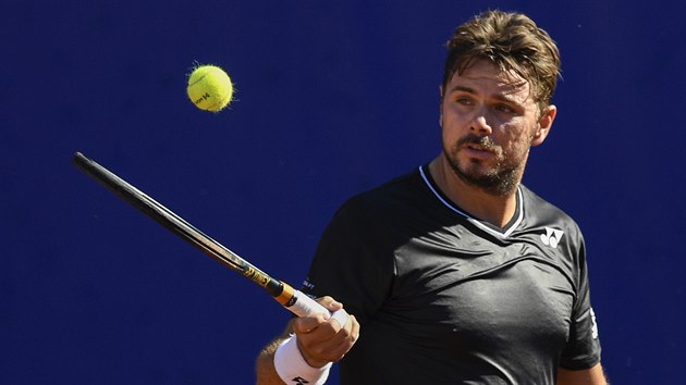 Stan Wawrinka ze vcarska na praskm challengeru