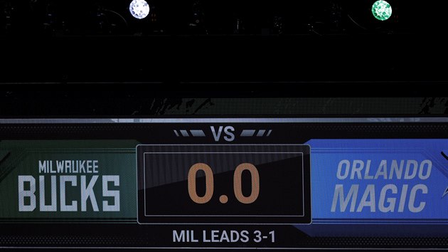Pt zpas mezi Milwaukee Bucks a Orlando Magic nezaal, v NBA se bojkotovalo.