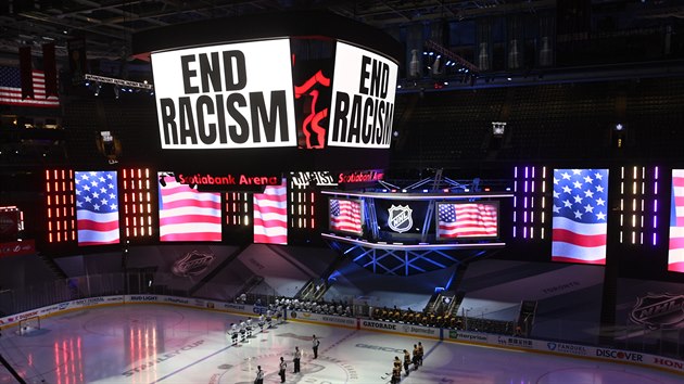 Hokejov NHL kvli protestm proti rasismu odloila dva hrac dny play off.