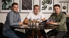 Ve firmě dnes pracují tři bratři Herkovi. Na snímku zleva Jan, Václav a...