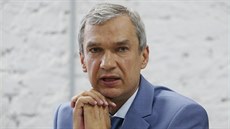 Jeden z nových lídr bloruské opozice Pavel Latuko (18. srpna 2020)