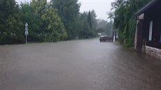 Po pívalovém deti v polovin srpna byly zatopené ulice ve Volarech na...