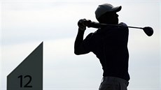 Tiger Woods bhem turnaje Northern Trust v Bostonu