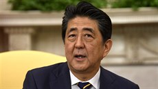 Japonský premiér inzó Abe na návtv Spojených stát amerických. (26. dubna...