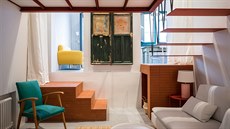 Boronde, který vede vlastní studio fama(sss), p�i realizaci apartmánu spojil...