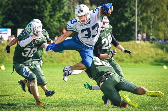 Momentka ze zápasu Brno Alligators - Ostrava Steelers