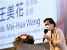 Ministryn hospodáství Tchaj-wanu Wang Mej-chua vystoupila na podnikatelském...