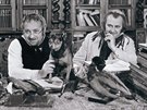 Miroslav Hornek a Ji Sovk v serilu Byli jednou dva psai (1972)