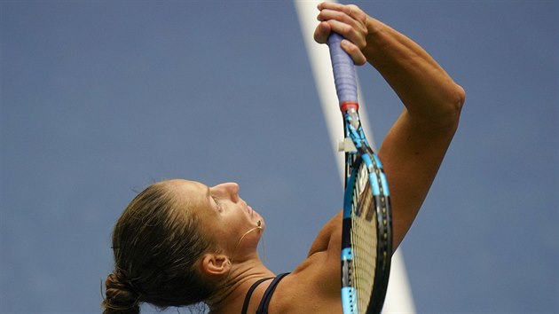 Karolna Plkov podv v prvnm kole US Open.