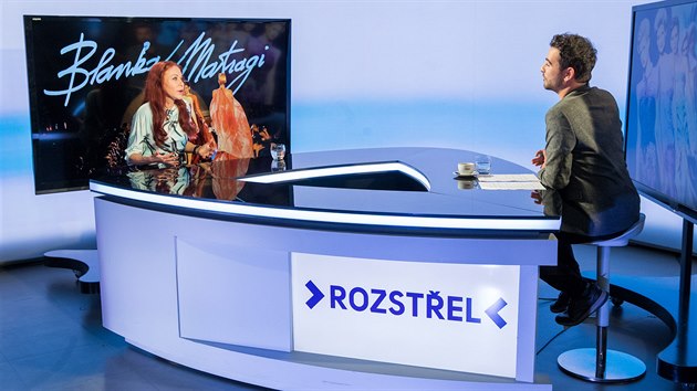 Mdn nvrhka a designrka Blanka Matragi v diskusnm poadu Rozstel. (31. srpna 2020)