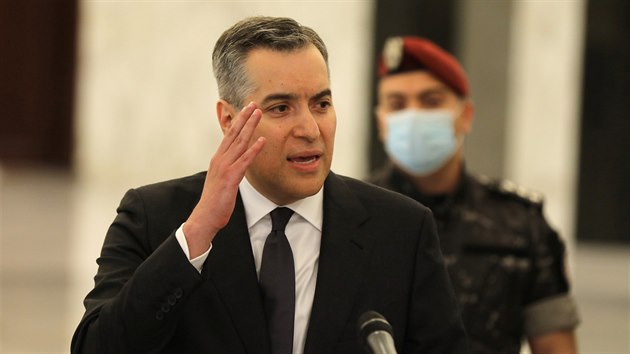 Libanonsk velvyslanec v Nmecku Mustaf Adb by se ml stt novm premirem Libanonu. (31. srpna 2020)