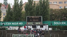 Pardubití fotbalisté sehrávají utkání s Teplicemi ve vrovickém azylu v...