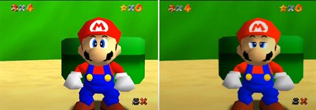 Super Mario 64 - Switch vs. Nintendo 64