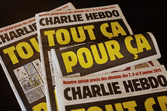 Vydání Charlie Hebdo z 2. záí 2020