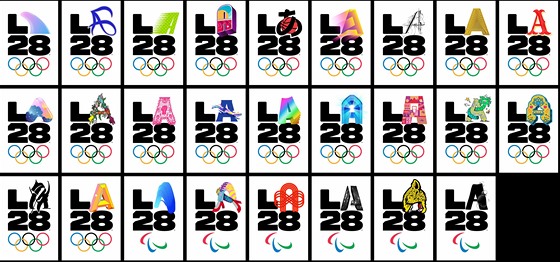 Unikátní mnící se logo olympijských her v Los Angeles 2028