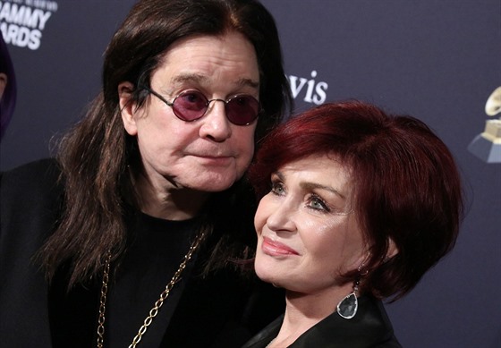 Ozzy Osbourne a jeho manželka Sharon (Los Angeles, 20. ledna 2020)