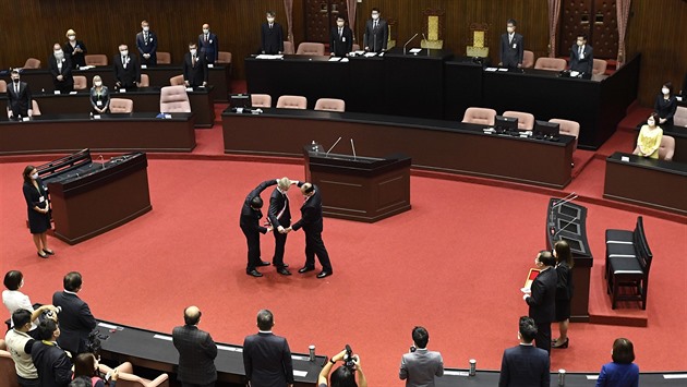 „Naše vztahy přinášejí dobré výsledky.“ Vystrčil odletěl na Tchaj-wan a Peking zuří