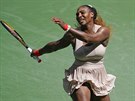 Amerianka Serena Williamsová bhem osmifinále US Open.