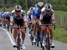 Peloton bhem 9. etapy Tour de France