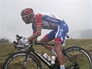 Francouz Thibaut Pinot bhem 9. etapy Tour de France
