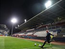 Andrv stadion v Olomouci ped zápasem Ligy národ mezi eskem a Skotskem.