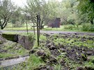 Pemnoen ern zv d uprosted zahrdksk kolonie v Brn. U mostku je...