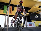 Australský cyklista Caleb Ewan oed startem 8. etapy Tour de France.