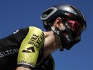 Adam Yates na startu desáté etapy Tour de France