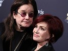 Ozzy Osbourne a jeho manelka Sharon (Los Angeles, 20. ledna 2020)