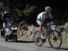 Alexej Lucenko v samostatném úniku v esté etap Tour de France.