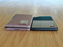 Samsung Galaxy Z Fold2 a Sony Xperia 10 II