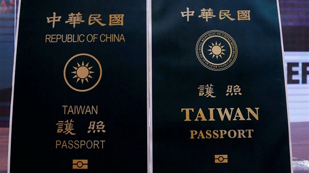 Novmu pasu chyb anglick oznaen Republic of China, naopak nzev Taiwan je velkmi psmeny. (2. z 2020)