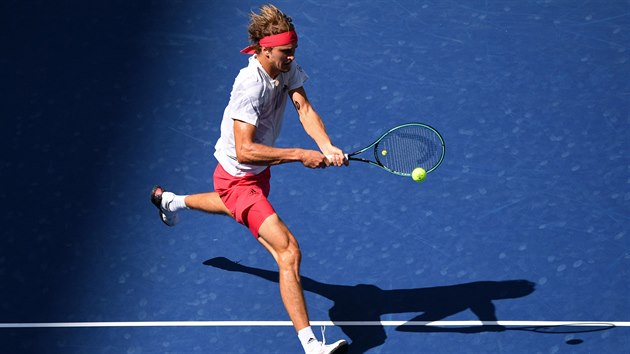 Alexander Zverev se sna ve tvrtfinle US Open.