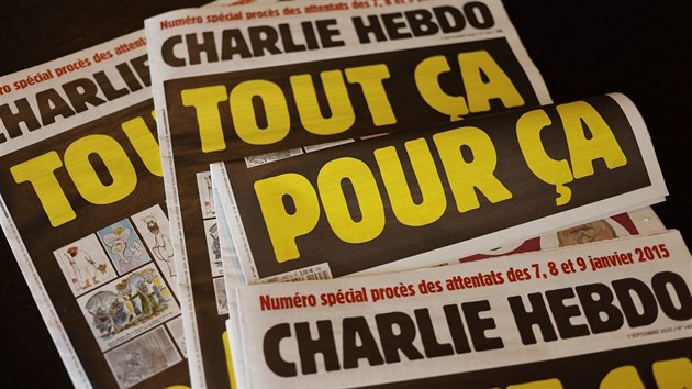 Vydn Charlie Hebdo z 2. z 2020