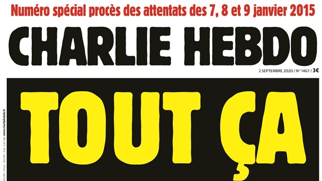 Vydn Charlie Hebdo z 2. z 2020