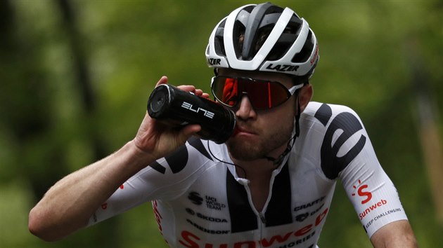 vcarsk cyklista Marc Hirschi bhem 9. etapy Tour de France