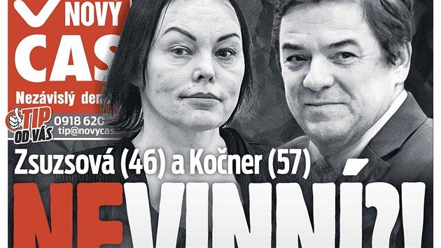 Tituln strana slovenskho denku Nov as (4. z 2020)