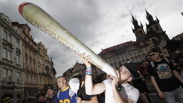 Pražský pochod Million Marihuana March za legalizaci konopí (5. září 2020)