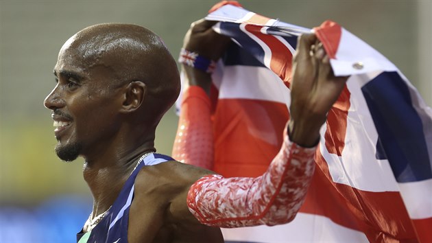 Mo Farah se v Bruselu stal novm rekordmanem v hodinovce.