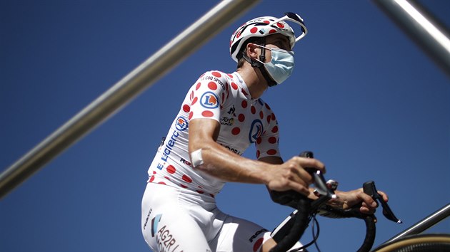 Benoit Cosnefroy na startu dest etapy Tour de France