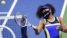 Naomi Ósakaová ve tvrtfinále US Open.